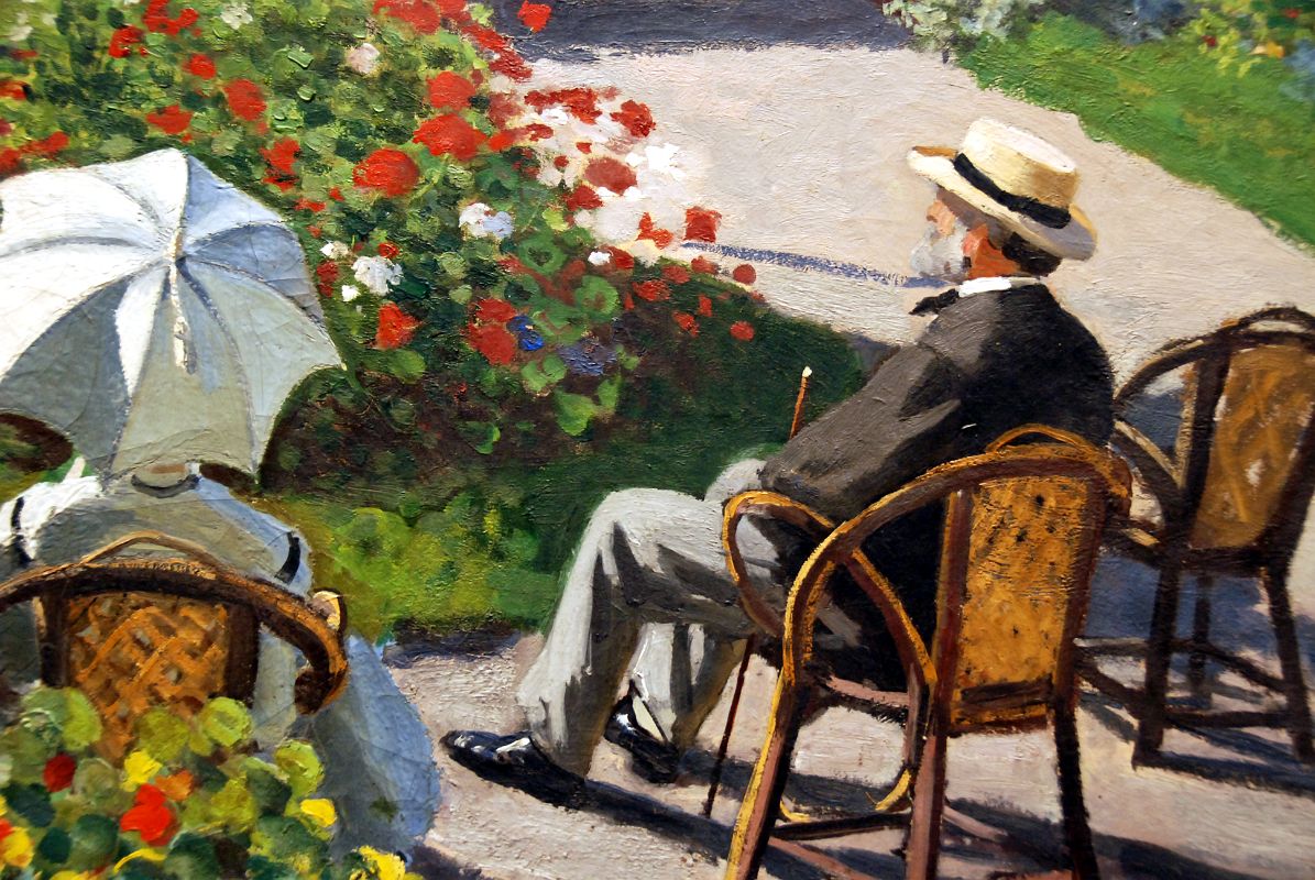 Top Met Paintings After 1860 01-2 Claude Monet Garden at Sainte-Adresse Close Up